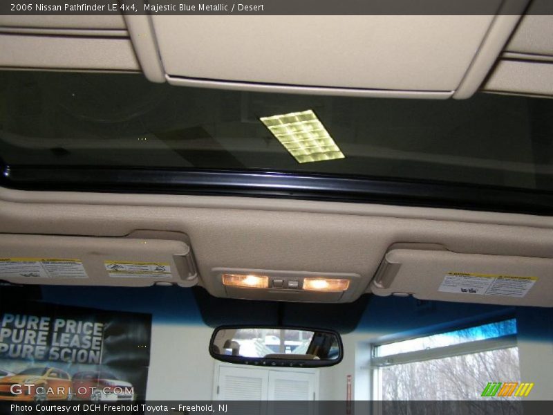Majestic Blue Metallic / Desert 2006 Nissan Pathfinder LE 4x4