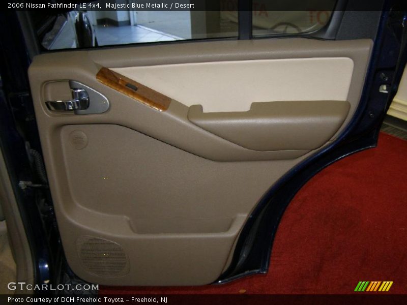 Majestic Blue Metallic / Desert 2006 Nissan Pathfinder LE 4x4