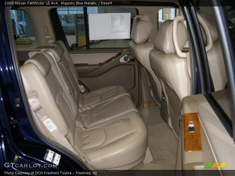 Majestic Blue Metallic / Desert 2006 Nissan Pathfinder LE 4x4