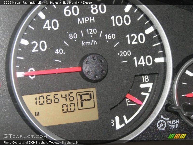 Majestic Blue Metallic / Desert 2006 Nissan Pathfinder LE 4x4
