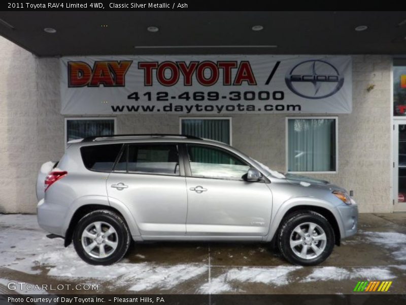 Classic Silver Metallic / Ash 2011 Toyota RAV4 Limited 4WD