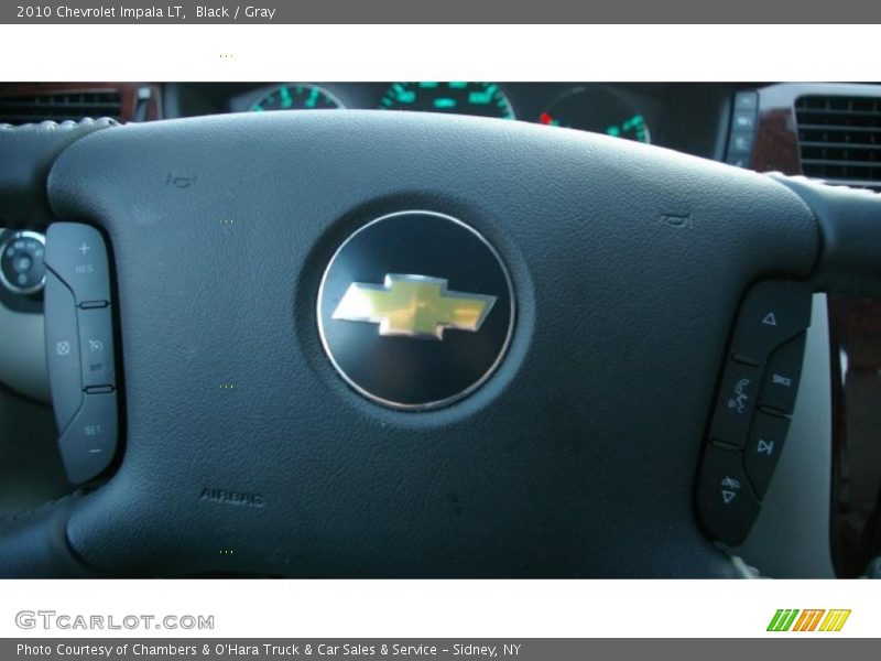 Black / Gray 2010 Chevrolet Impala LT