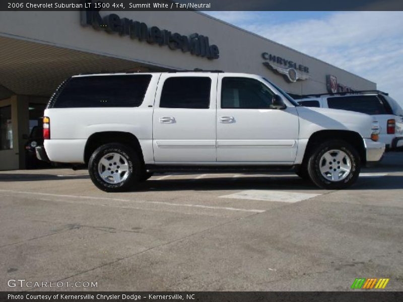 Summit White / Tan/Neutral 2006 Chevrolet Suburban LT 1500 4x4