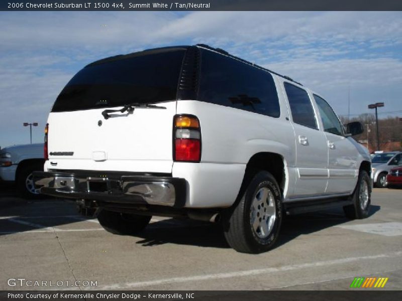 Summit White / Tan/Neutral 2006 Chevrolet Suburban LT 1500 4x4