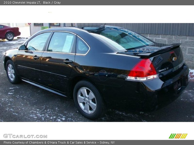 Black / Gray 2010 Chevrolet Impala LT