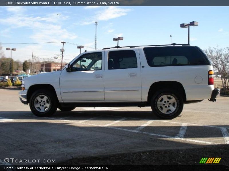 Summit White / Tan/Neutral 2006 Chevrolet Suburban LT 1500 4x4