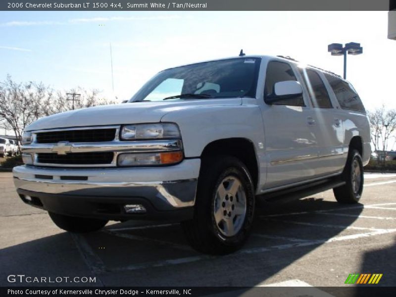 Summit White / Tan/Neutral 2006 Chevrolet Suburban LT 1500 4x4