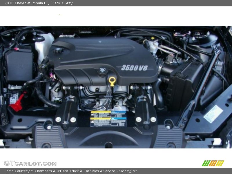 Black / Gray 2010 Chevrolet Impala LT