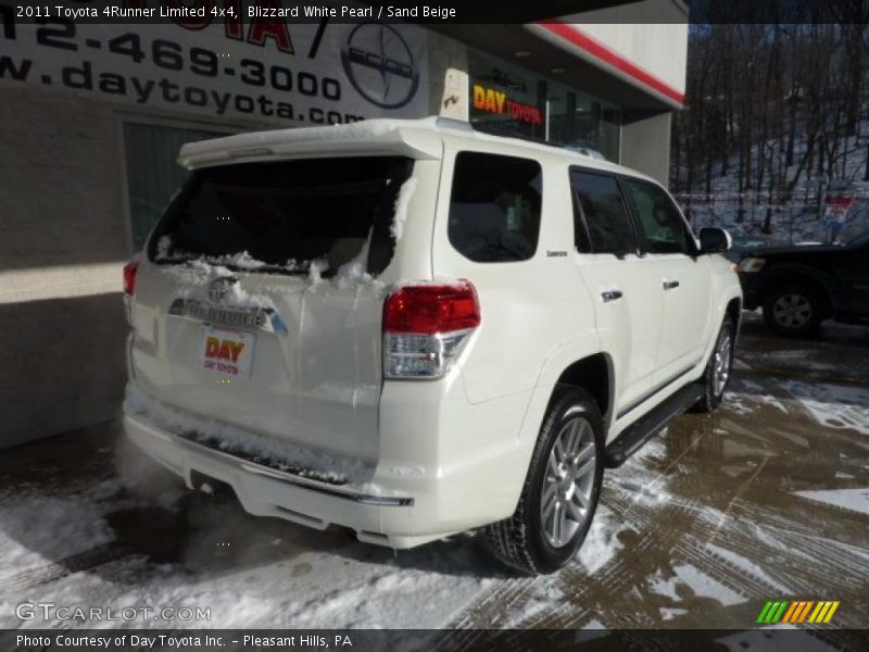 Blizzard White Pearl / Sand Beige 2011 Toyota 4Runner Limited 4x4