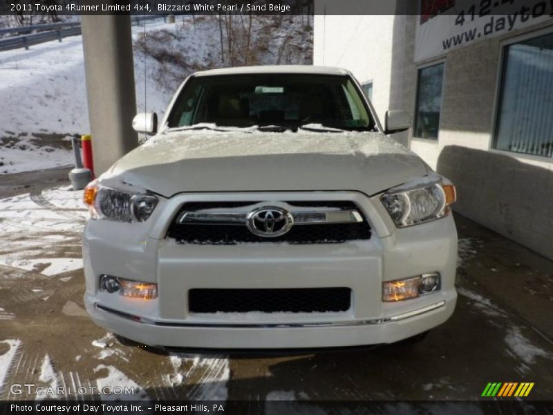 Blizzard White Pearl / Sand Beige 2011 Toyota 4Runner Limited 4x4