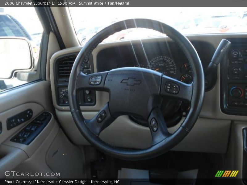Summit White / Tan/Neutral 2006 Chevrolet Suburban LT 1500 4x4