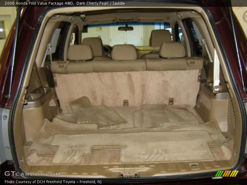 Dark Cherry Pearl / Saddle 2008 Honda Pilot Value Package 4WD