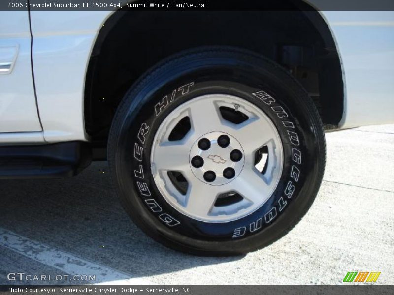 Summit White / Tan/Neutral 2006 Chevrolet Suburban LT 1500 4x4