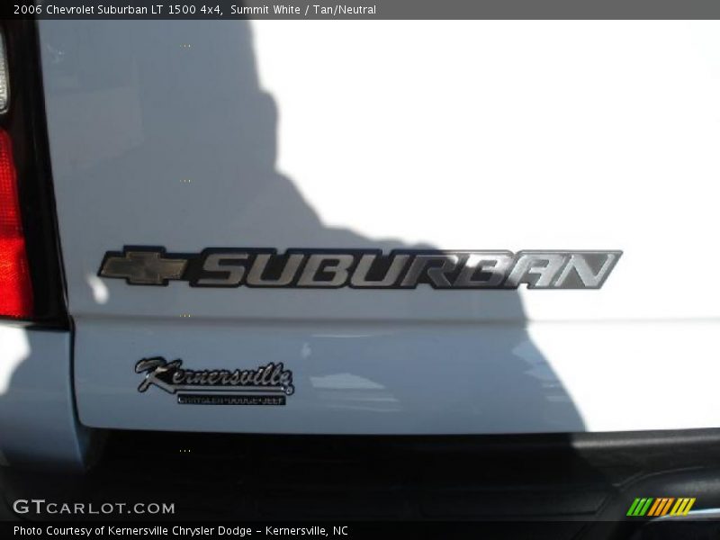 Summit White / Tan/Neutral 2006 Chevrolet Suburban LT 1500 4x4