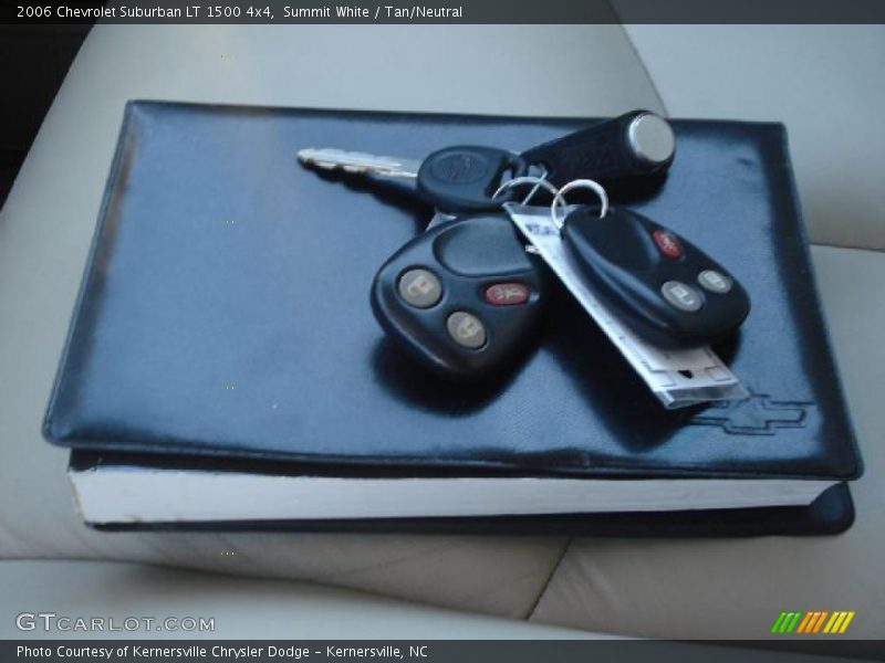 Summit White / Tan/Neutral 2006 Chevrolet Suburban LT 1500 4x4