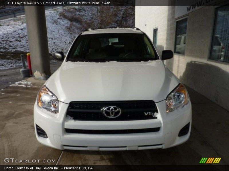 Blizzard White Pearl / Ash 2011 Toyota RAV4 V6 Limited 4WD