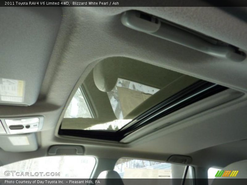 Blizzard White Pearl / Ash 2011 Toyota RAV4 V6 Limited 4WD