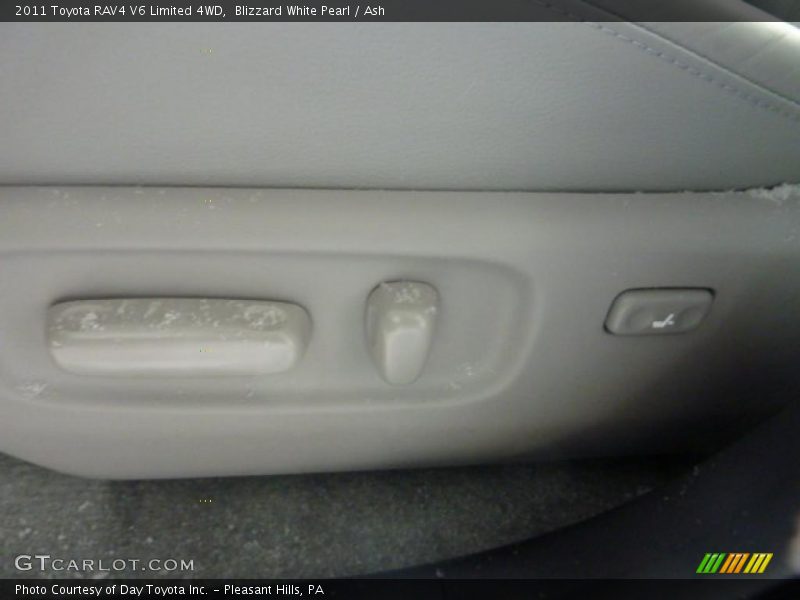 Blizzard White Pearl / Ash 2011 Toyota RAV4 V6 Limited 4WD