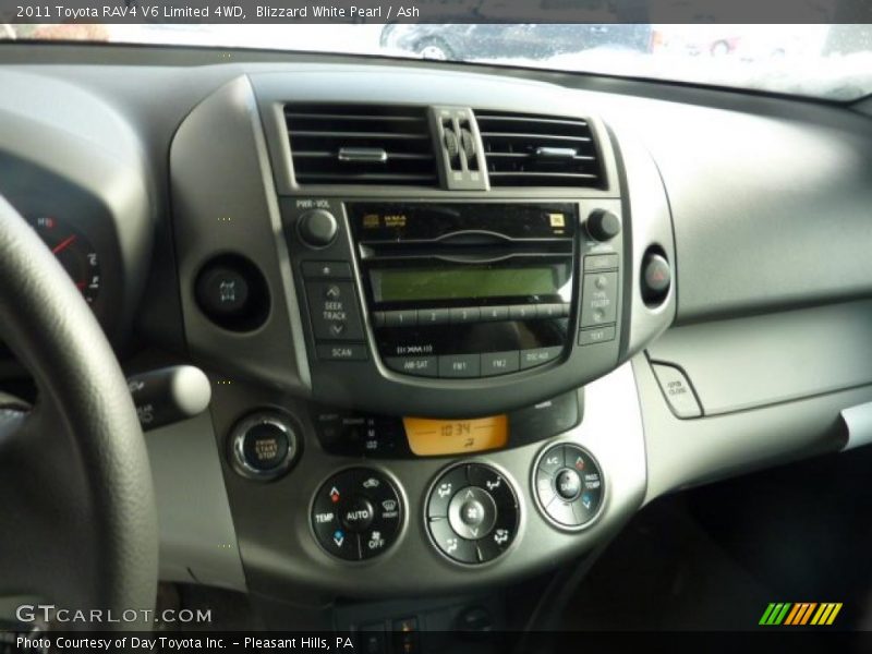 Blizzard White Pearl / Ash 2011 Toyota RAV4 V6 Limited 4WD
