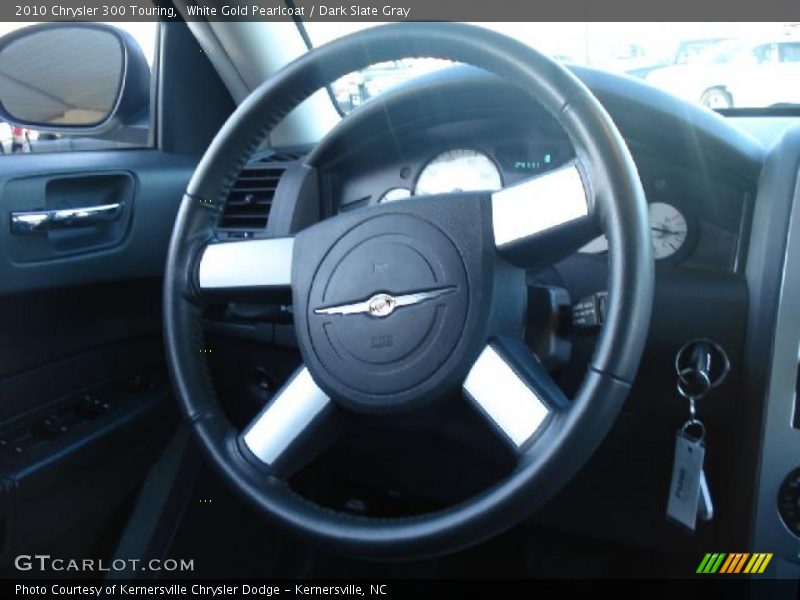 White Gold Pearlcoat / Dark Slate Gray 2010 Chrysler 300 Touring