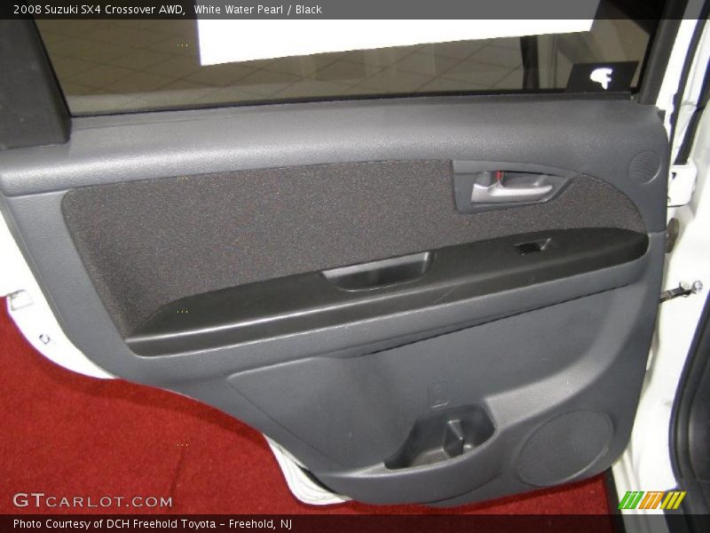 White Water Pearl / Black 2008 Suzuki SX4 Crossover AWD