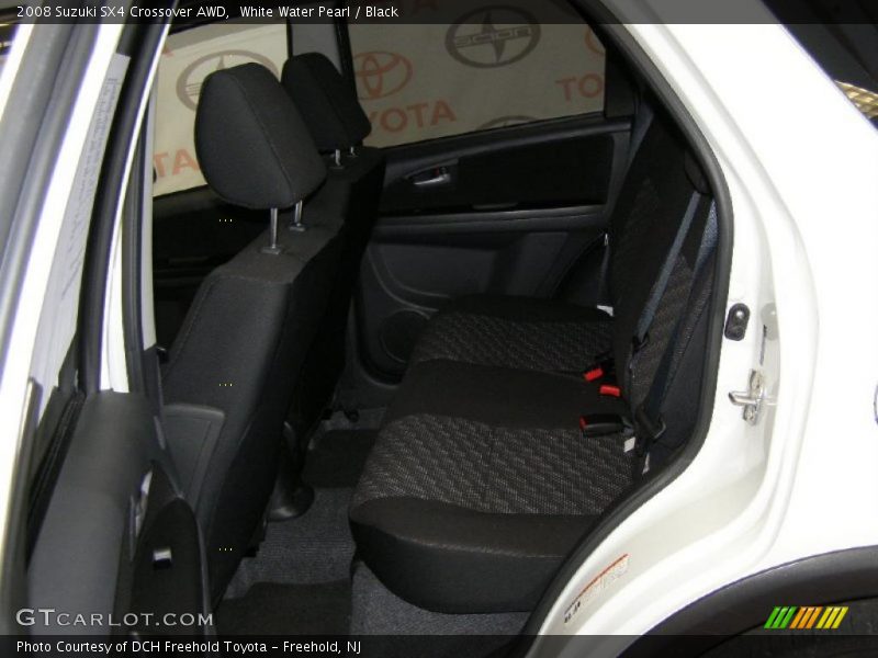 White Water Pearl / Black 2008 Suzuki SX4 Crossover AWD