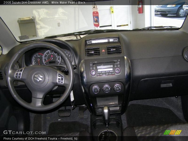 White Water Pearl / Black 2008 Suzuki SX4 Crossover AWD
