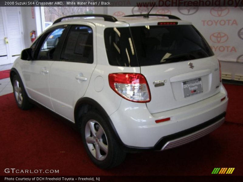 White Water Pearl / Black 2008 Suzuki SX4 Crossover AWD