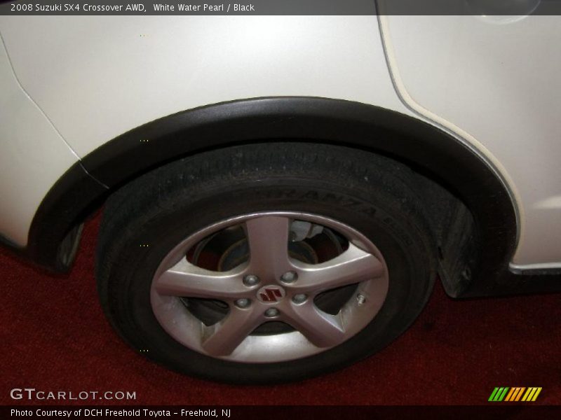 White Water Pearl / Black 2008 Suzuki SX4 Crossover AWD