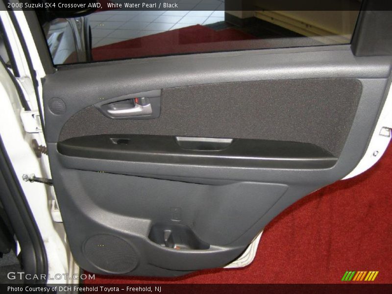 White Water Pearl / Black 2008 Suzuki SX4 Crossover AWD