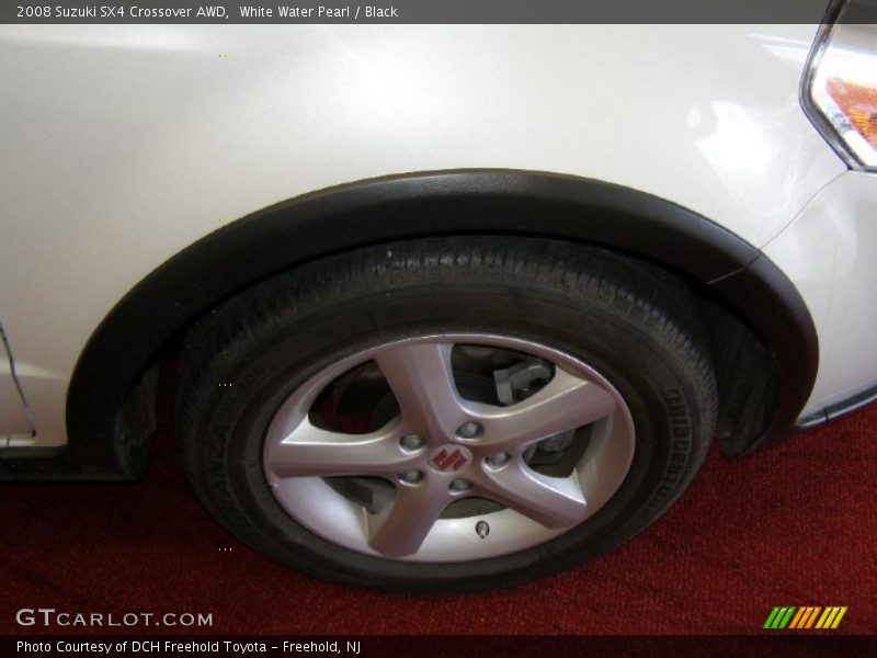 White Water Pearl / Black 2008 Suzuki SX4 Crossover AWD