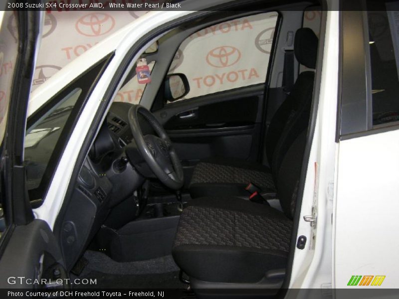 White Water Pearl / Black 2008 Suzuki SX4 Crossover AWD
