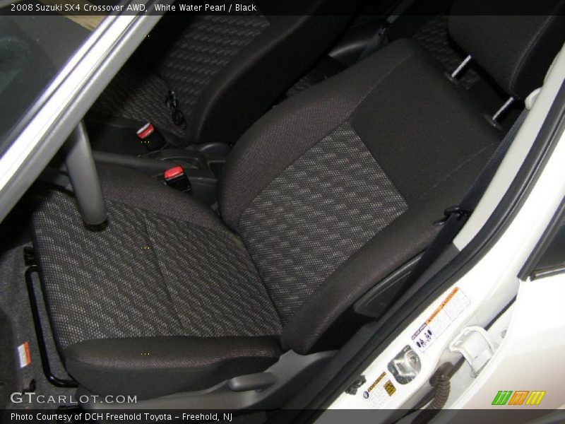 White Water Pearl / Black 2008 Suzuki SX4 Crossover AWD