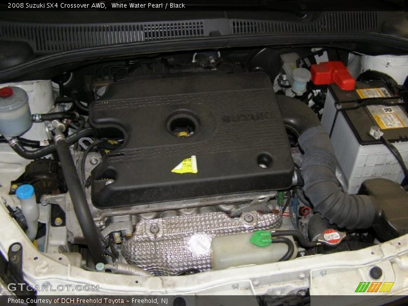 White Water Pearl / Black 2008 Suzuki SX4 Crossover AWD