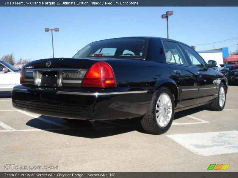 Black / Medium Light Stone 2010 Mercury Grand Marquis LS Ultimate Edition
