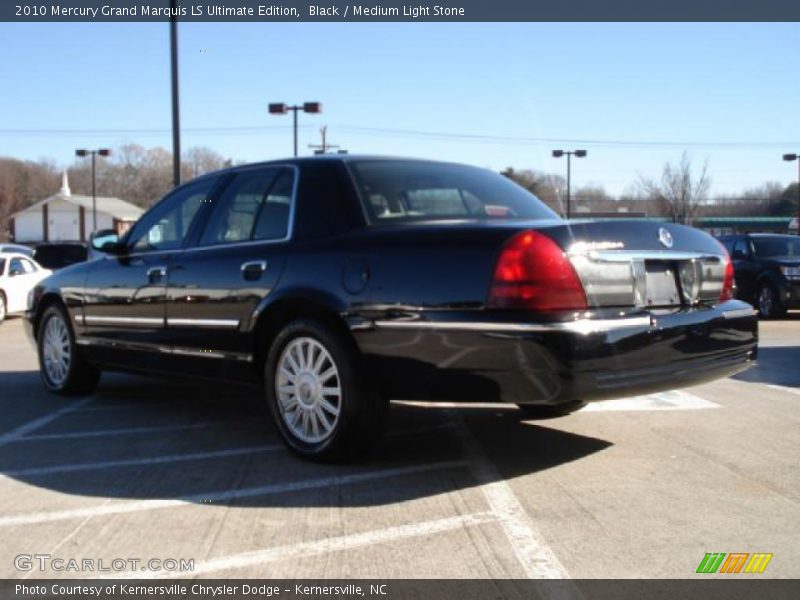 Black / Medium Light Stone 2010 Mercury Grand Marquis LS Ultimate Edition