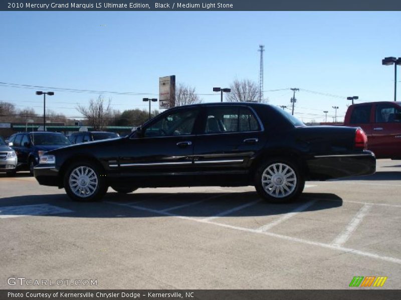 Black / Medium Light Stone 2010 Mercury Grand Marquis LS Ultimate Edition