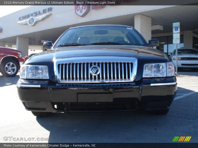 Black / Medium Light Stone 2010 Mercury Grand Marquis LS Ultimate Edition