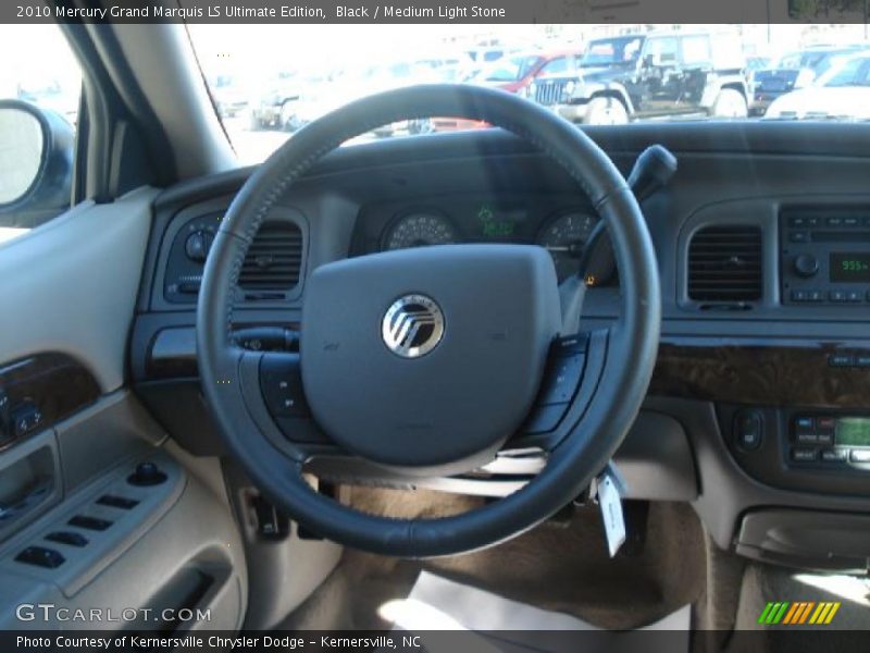 Black / Medium Light Stone 2010 Mercury Grand Marquis LS Ultimate Edition