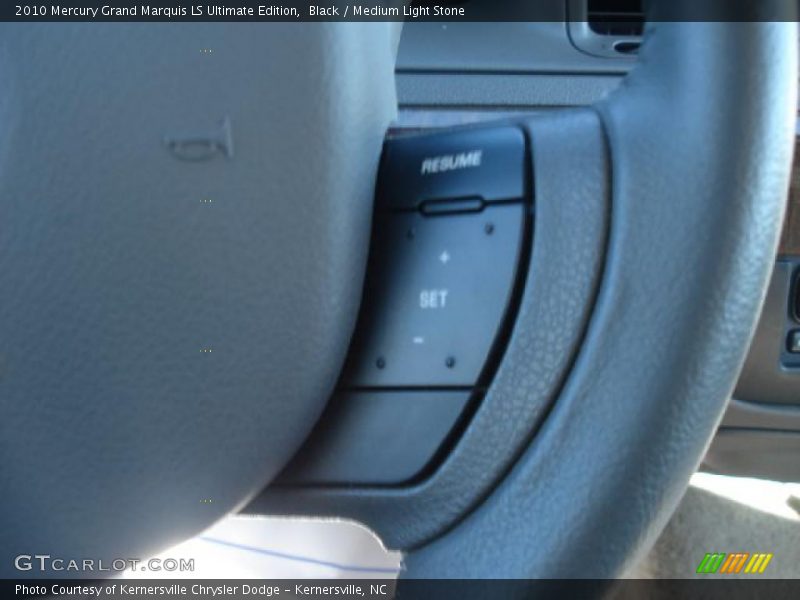 Black / Medium Light Stone 2010 Mercury Grand Marquis LS Ultimate Edition