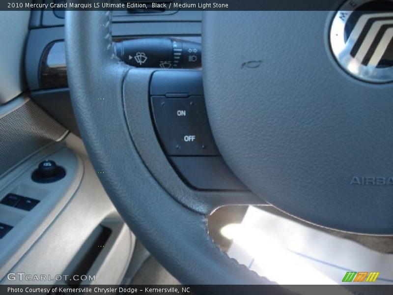 Black / Medium Light Stone 2010 Mercury Grand Marquis LS Ultimate Edition