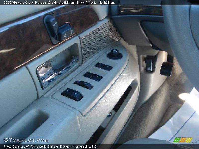 Black / Medium Light Stone 2010 Mercury Grand Marquis LS Ultimate Edition
