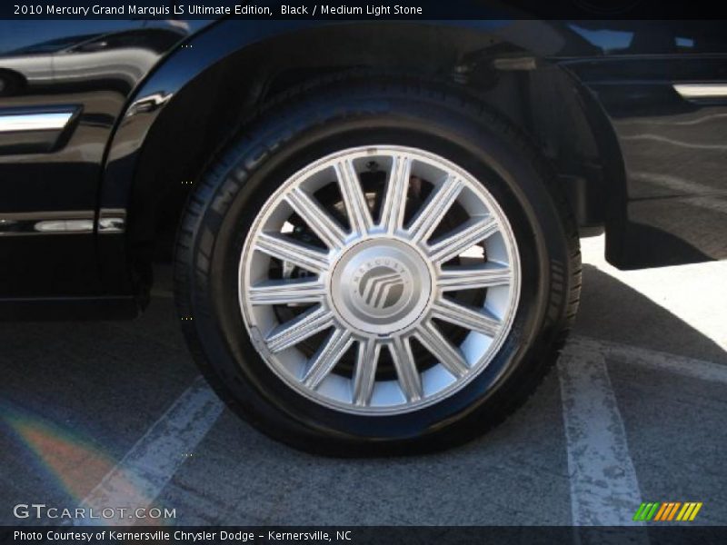 Black / Medium Light Stone 2010 Mercury Grand Marquis LS Ultimate Edition