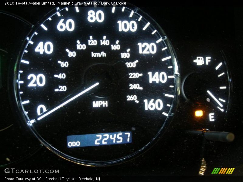 Magnetic Gray Metallic / Dark Charcoal 2010 Toyota Avalon Limited