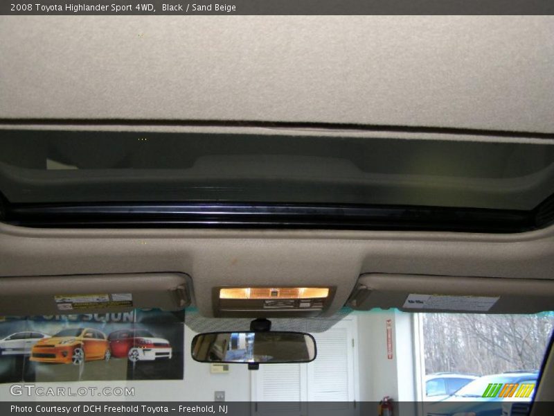Black / Sand Beige 2008 Toyota Highlander Sport 4WD