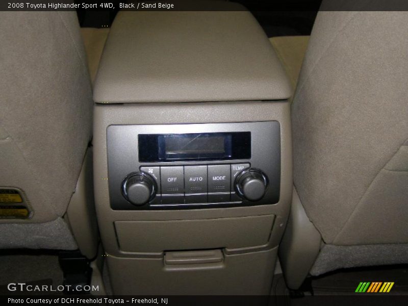 Black / Sand Beige 2008 Toyota Highlander Sport 4WD
