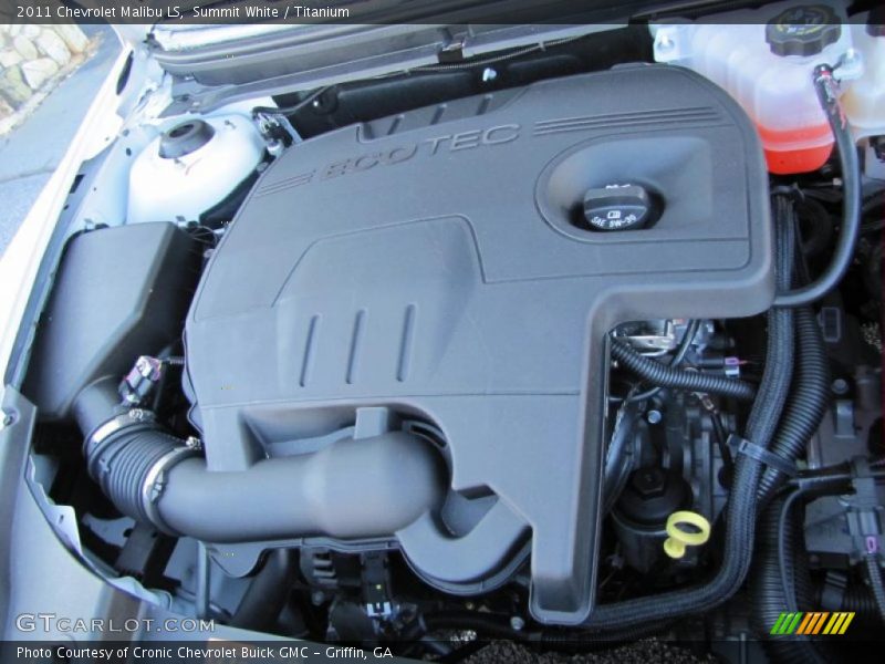 Summit White / Titanium 2011 Chevrolet Malibu LS