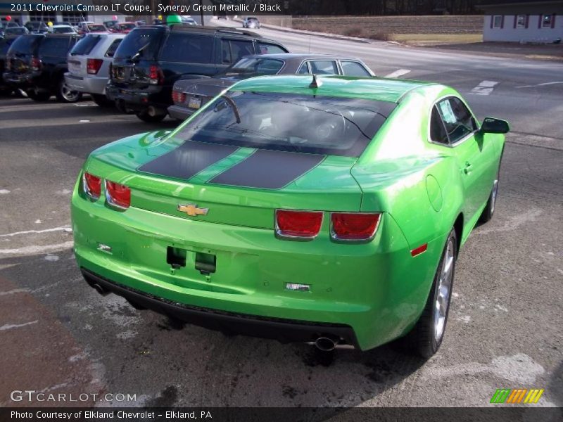 Synergy Green Metallic / Black 2011 Chevrolet Camaro LT Coupe