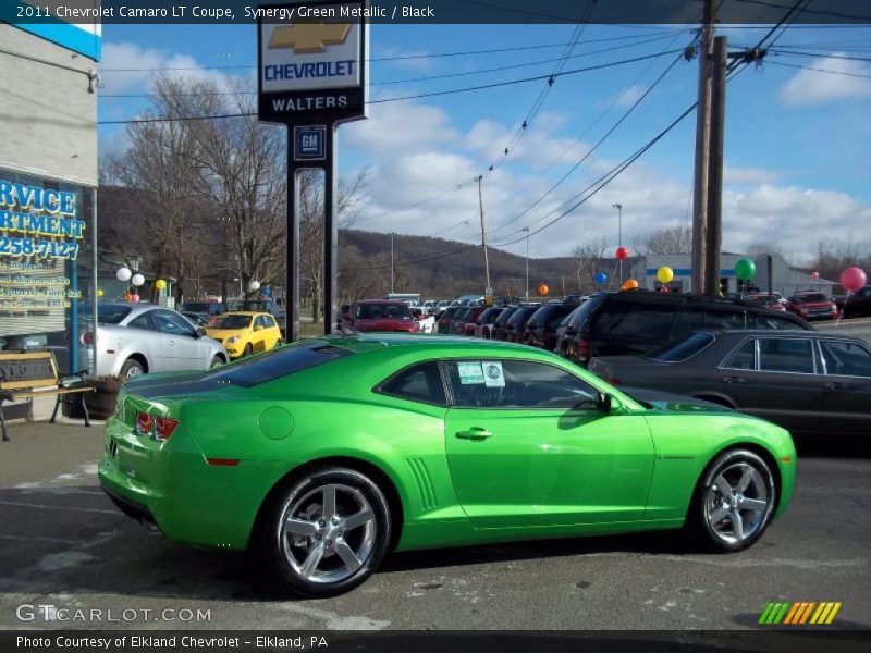Synergy Green Metallic / Black 2011 Chevrolet Camaro LT Coupe