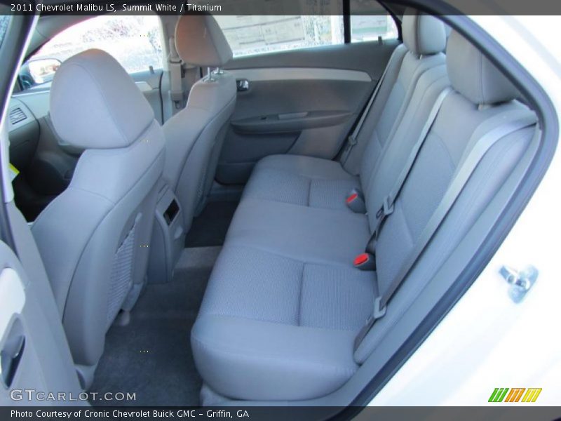 Summit White / Titanium 2011 Chevrolet Malibu LS